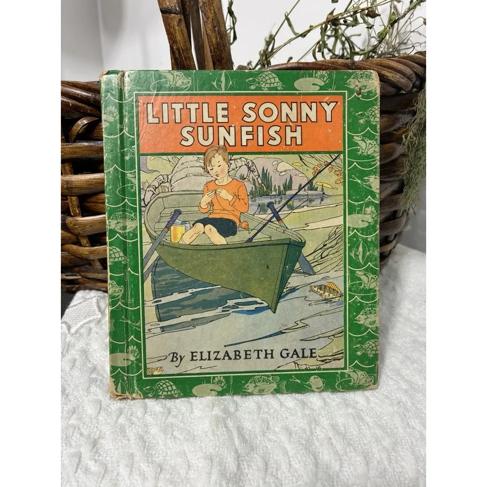 Little Sonny Sunfish Elizabeth Gale Vintage 1937 Children's Book Rand McNally